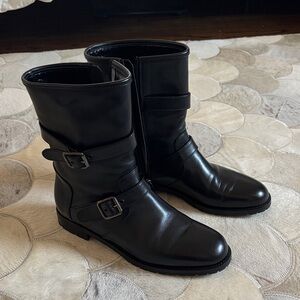 Manolo Blahnik Black Ankle Boots